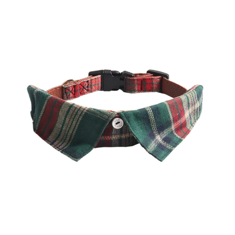 KFX-2859581 Gentleman Dog Collar with Detachable Bow Tie in Various Stylish Patterns