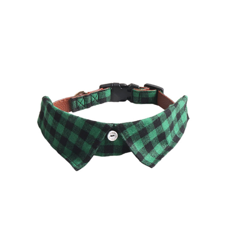 KFX-2859581 Gentleman Dog Collar with Detachable Bow Tie in Various Stylish Patterns