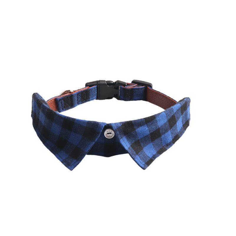 KFX-2859581 Gentleman Dog Collar with Detachable Bow Tie in Various Stylish Patterns