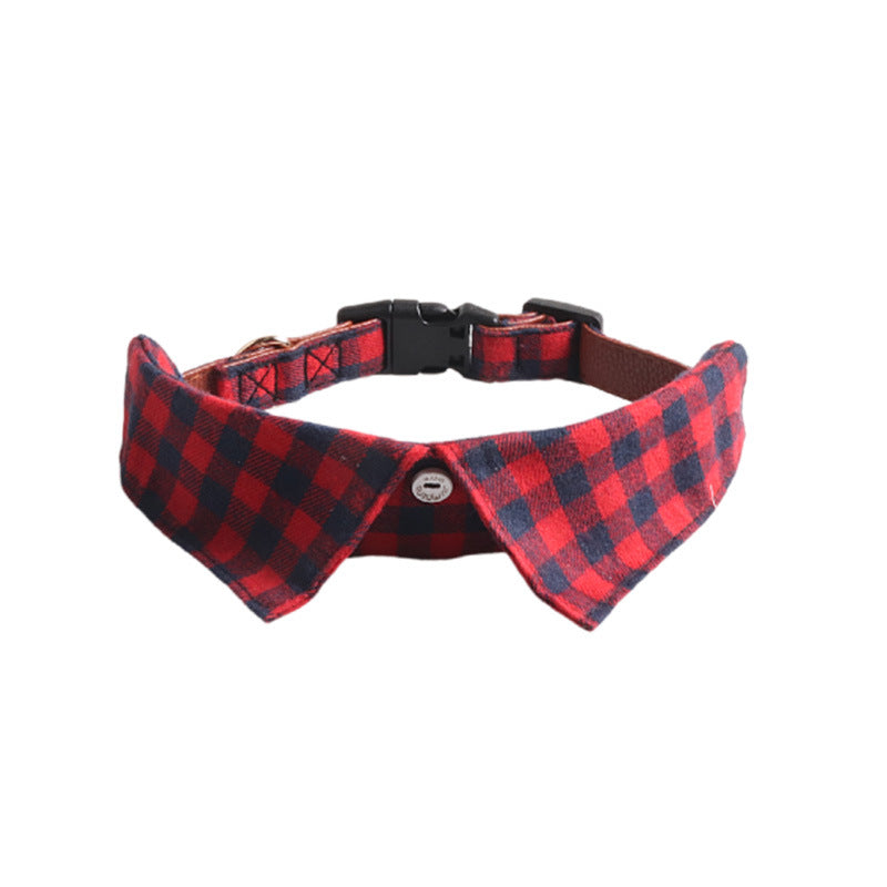 KFX-2859581 Gentleman Dog Collar with Detachable Bow Tie in Various Stylish Patterns