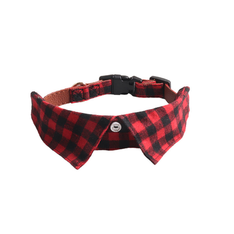 KFX-2859581 Gentleman Dog Collar with Detachable Bow Tie in Various Stylish Patterns