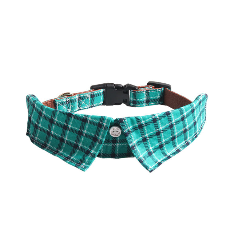 KFX-2859581 Gentleman Dog Collar with Detachable Bow Tie in Various Stylish Patterns