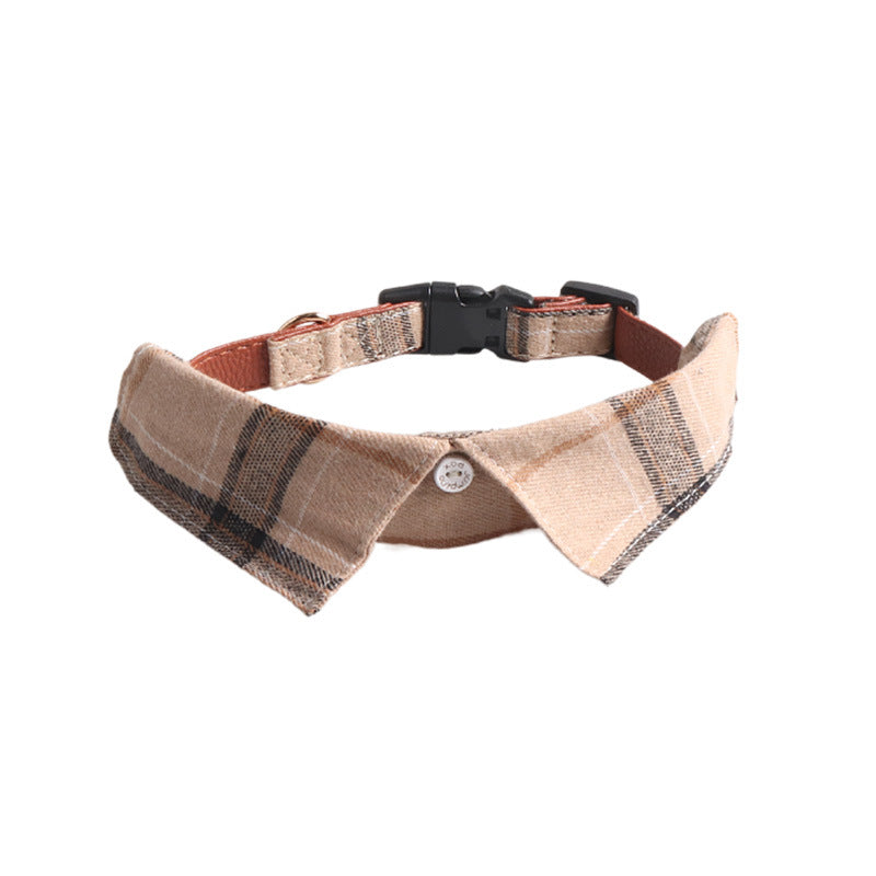 KFX-2859581 Gentleman Dog Collar with Detachable Bow Tie in Various Stylish Patterns
