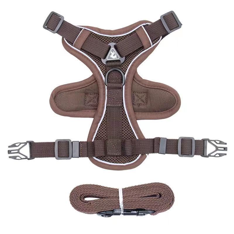 KFX-2860861 Reflective Anti-Slip Dog Leash with Comfortable Grip - Multiple Colors Available