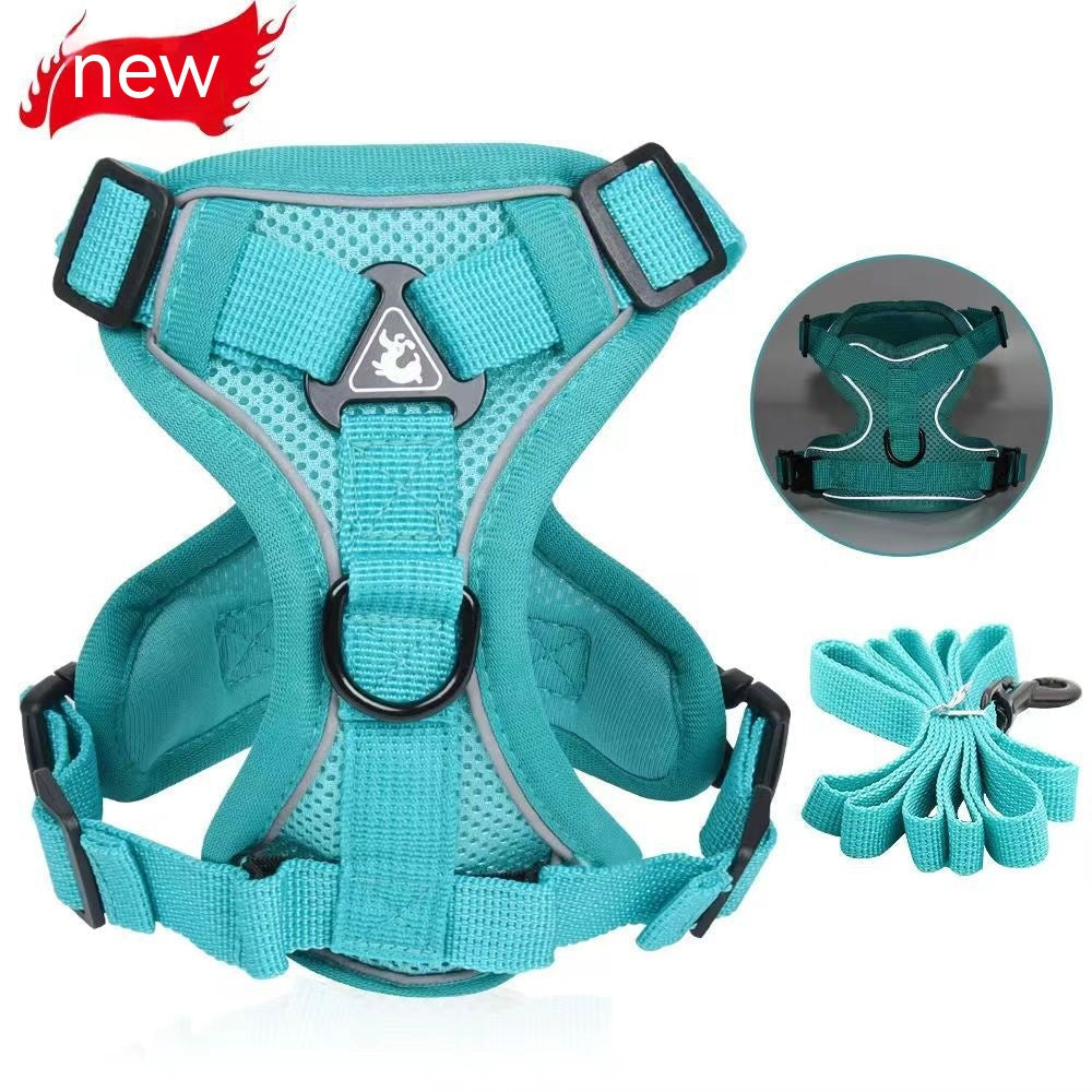 KFX-2860861 Reflective Anti-Slip Dog Leash with Comfortable Grip - Multiple Colors Available