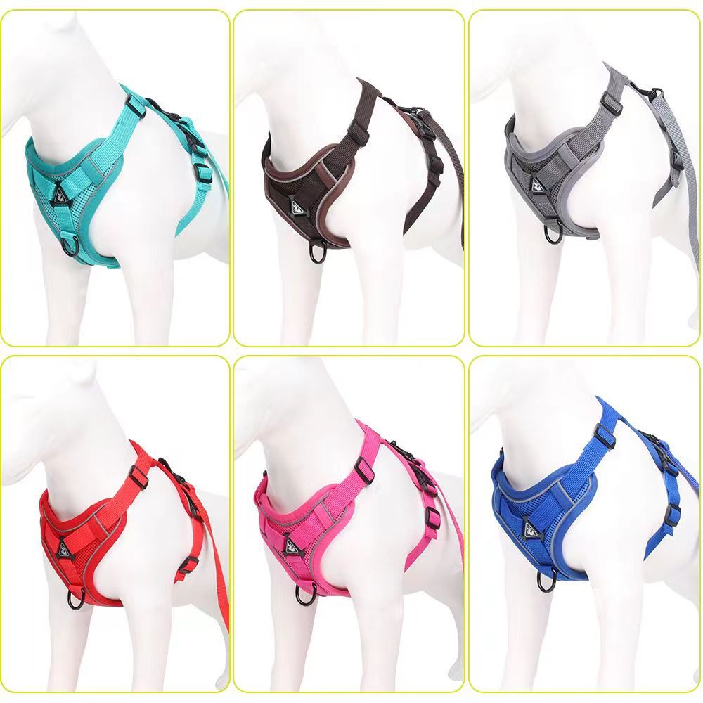 KFX-2860861 Reflective Anti-Slip Dog Leash with Comfortable Grip - Multiple Colors Available