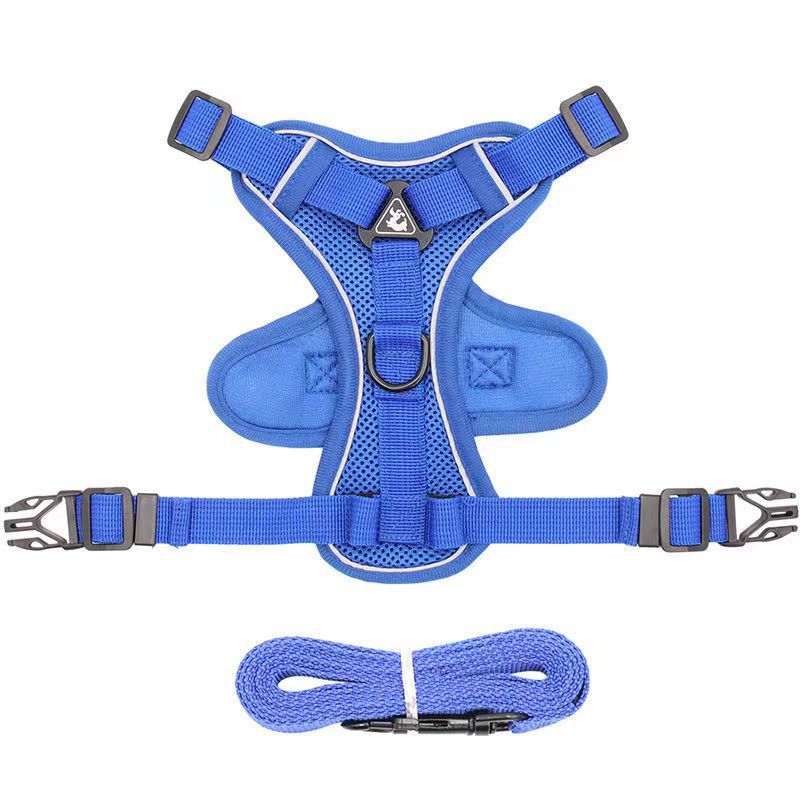 KFX-2860861 Reflective Anti-Slip Dog Leash with Comfortable Grip - Multiple Colors Available