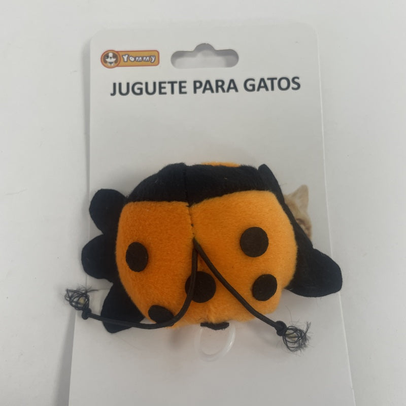 KFX-2861245 Electric Interactive Ladybug Cat Toy - Engaging Play for Your Feline Friend