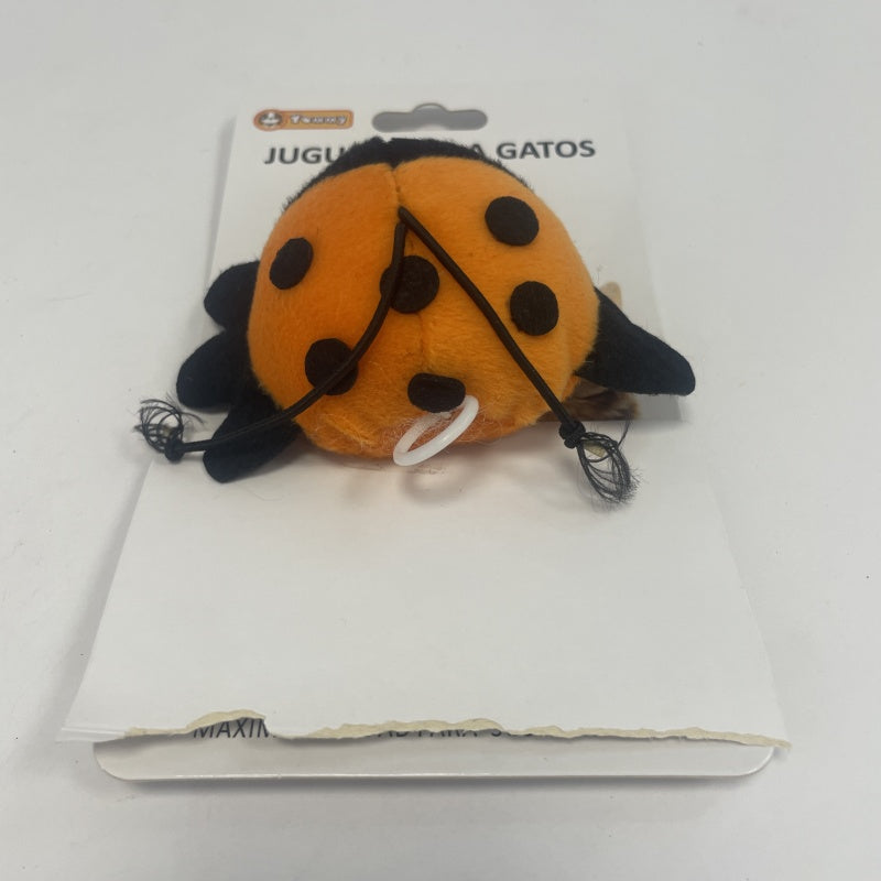 KFX-2861245 Electric Interactive Ladybug Cat Toy - Engaging Play for Your Feline Friend