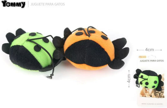 KFX-2861245 Electric Interactive Ladybug Cat Toy - Engaging Play for Your Feline Friend