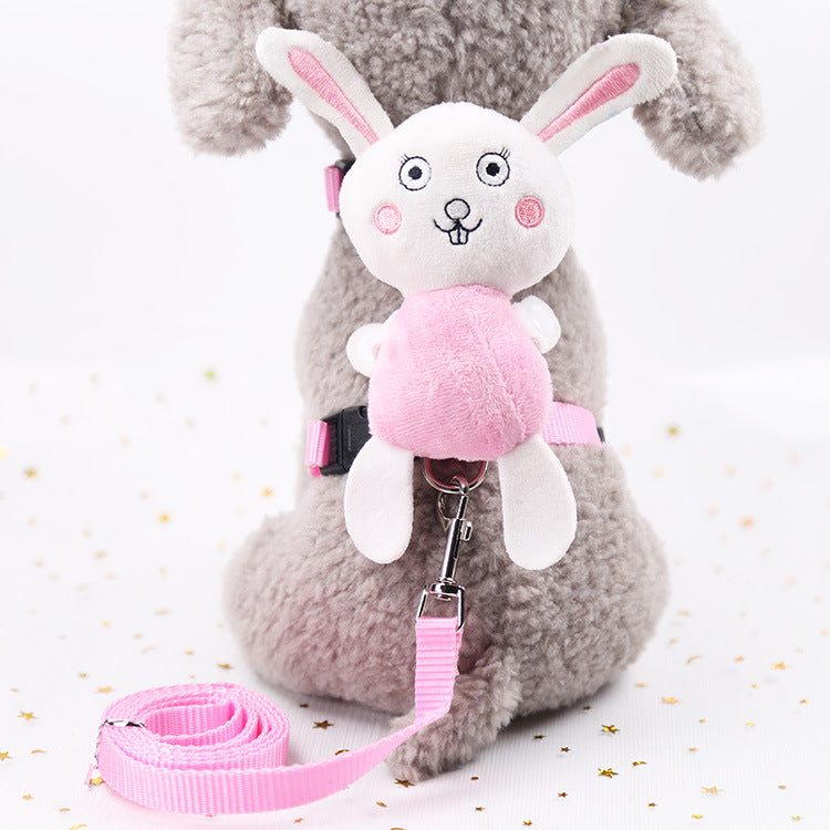 KFX-2861373 Cute Angel-Themed Nylon Dog Leashes in Various Colors and Sizes