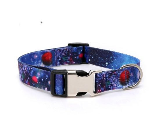 KFX-2863549 Ethnic Style Striped Dog Collar - Polyester Cotton in Various Patterns and Sizes