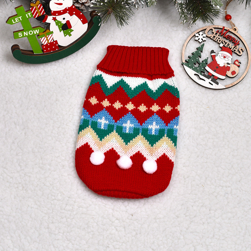 KFX-2865341 Cozy Wool Dog and Cat Sweater in Various Colors and Designs