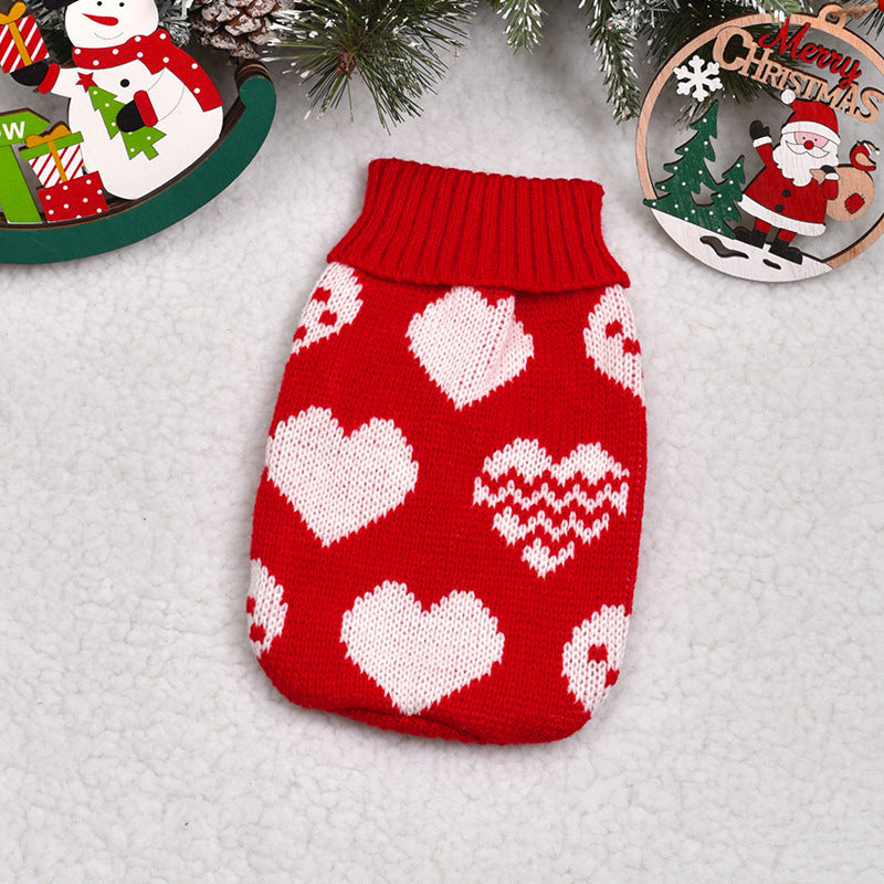 KFX-2865341 Cozy Wool Dog and Cat Sweater in Various Colors and Designs