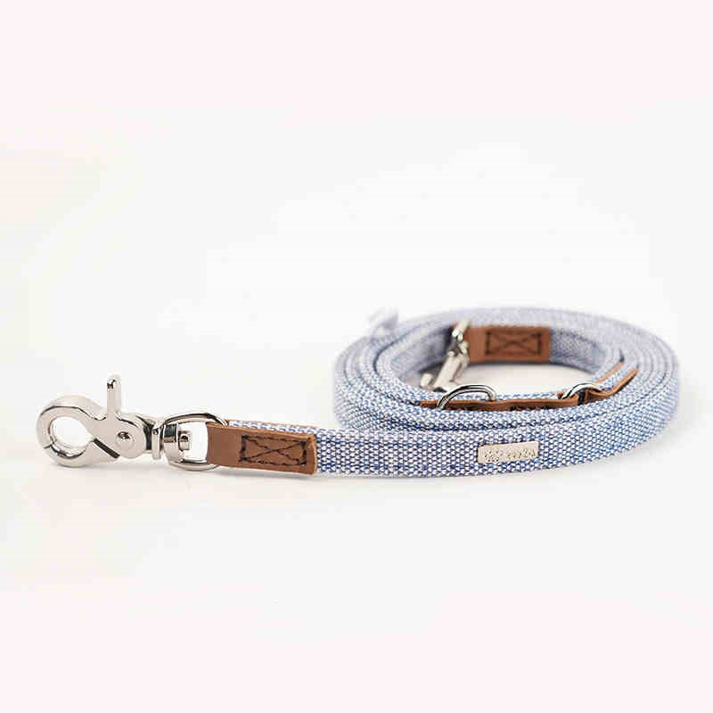 KFX-2868797 Cute Bow Collar and Rope Set for Dogs - Durable Cloth Material