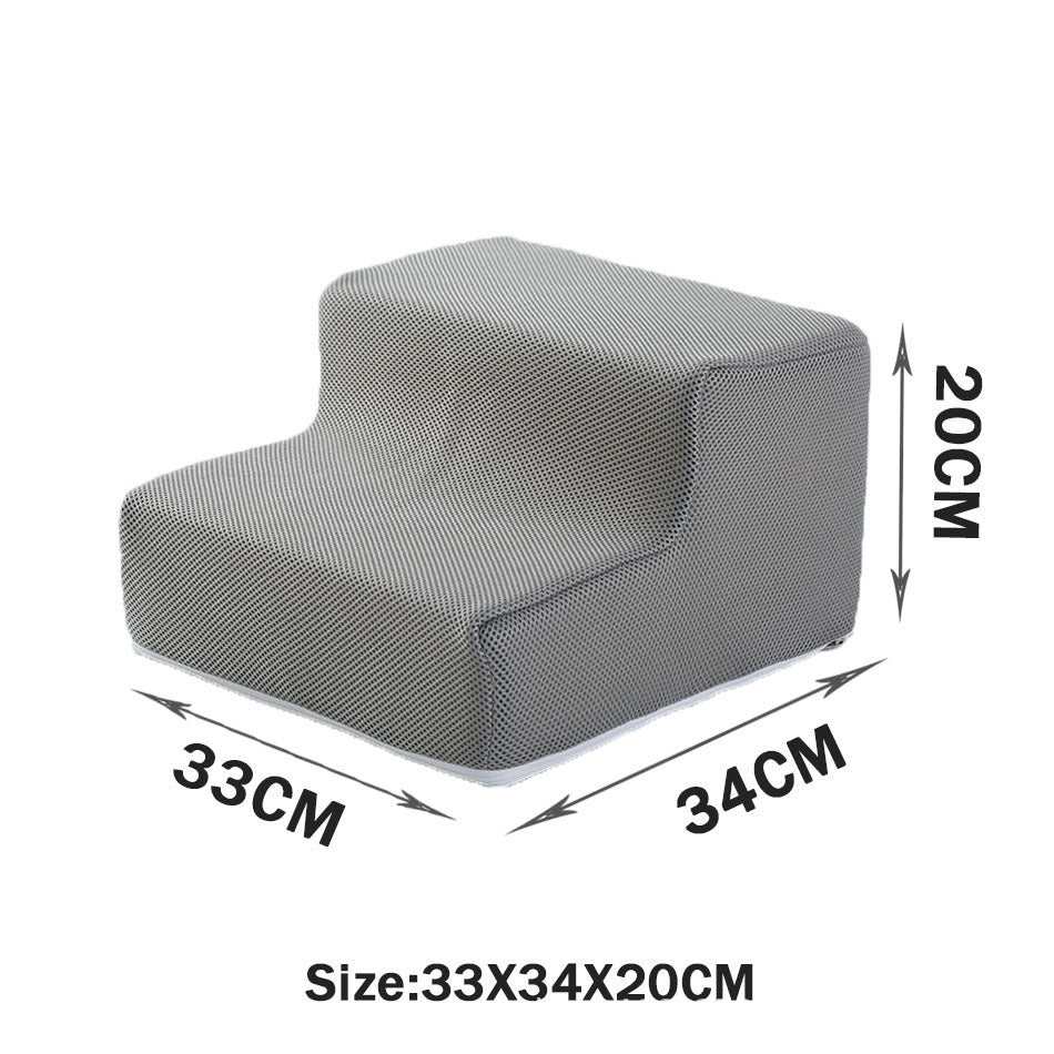 KFX-2871485 Folding Pet Steps with Non-Slip Design for Cats and Dogs - Multiple Colors Available