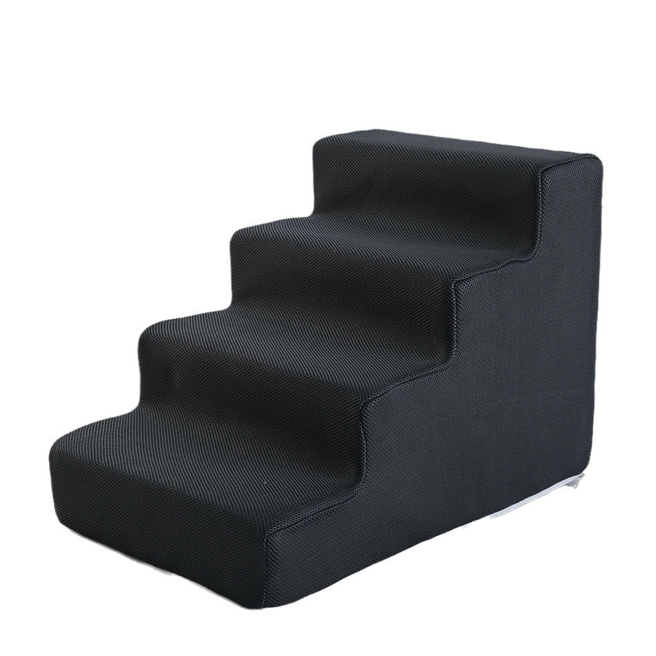 KFX-2871485 Folding Pet Steps with Non-Slip Design for Cats and Dogs - Multiple Colors Available