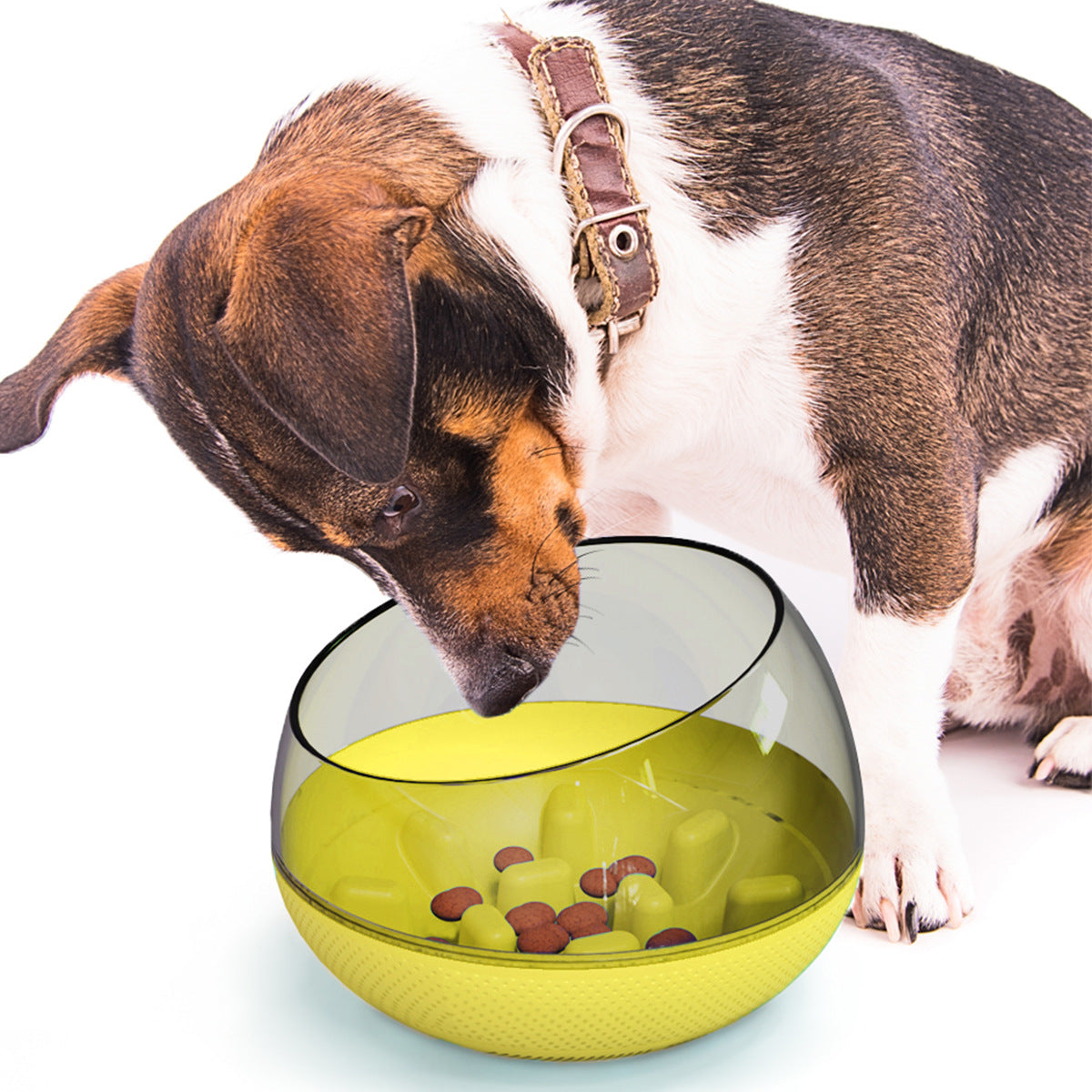 KFX-2873277 Slow Food Bowl for Pets - Plastic Slow Feeder, 19x19x14cm