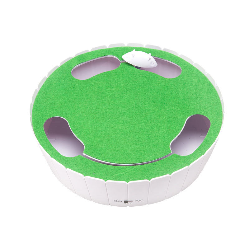 KFX-2873917 Smart Rotating Mouse Cat Teaser Remote Control Toy with Adjustable Speed - Fun Pet Activity Enhancer