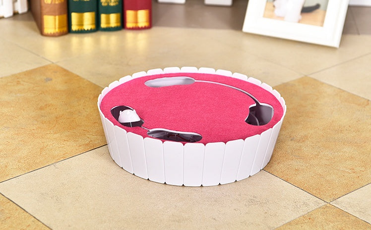 KFX-2873917 Smart Rotating Mouse Cat Teaser Remote Control Toy with Adjustable Speed - Fun Pet Activity Enhancer