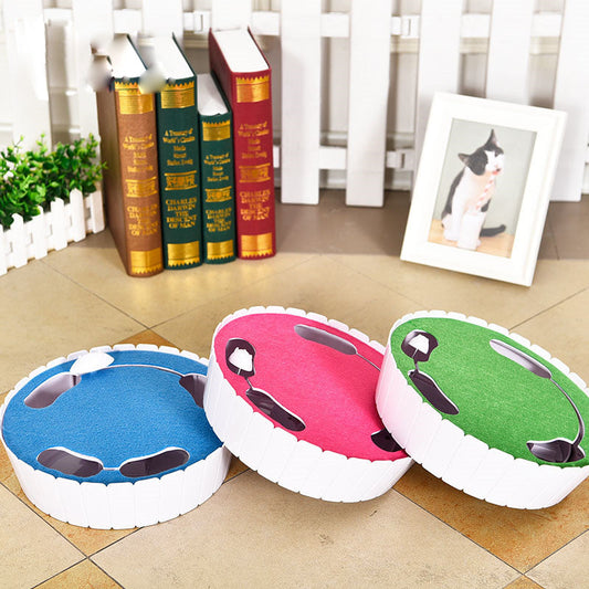 KFX-2873917 Smart Rotating Mouse Cat Teaser Remote Control Toy with Adjustable Speed - Fun Pet Activity Enhancer