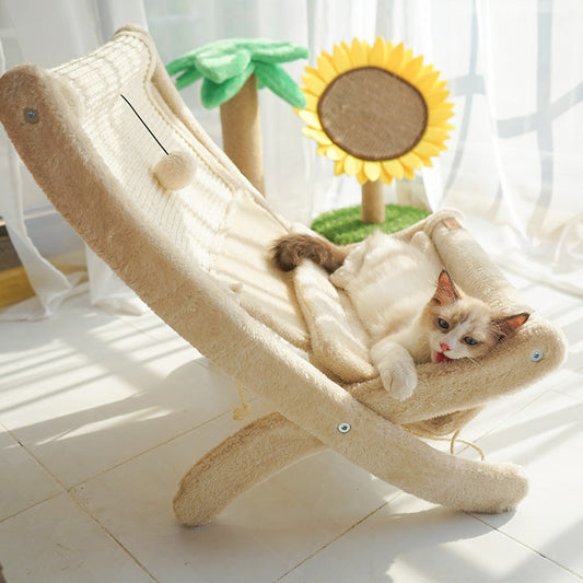 KFX-2879037 Creative Cat Sofa Bed and Sunbathing Chair for Comfortable Relaxation
