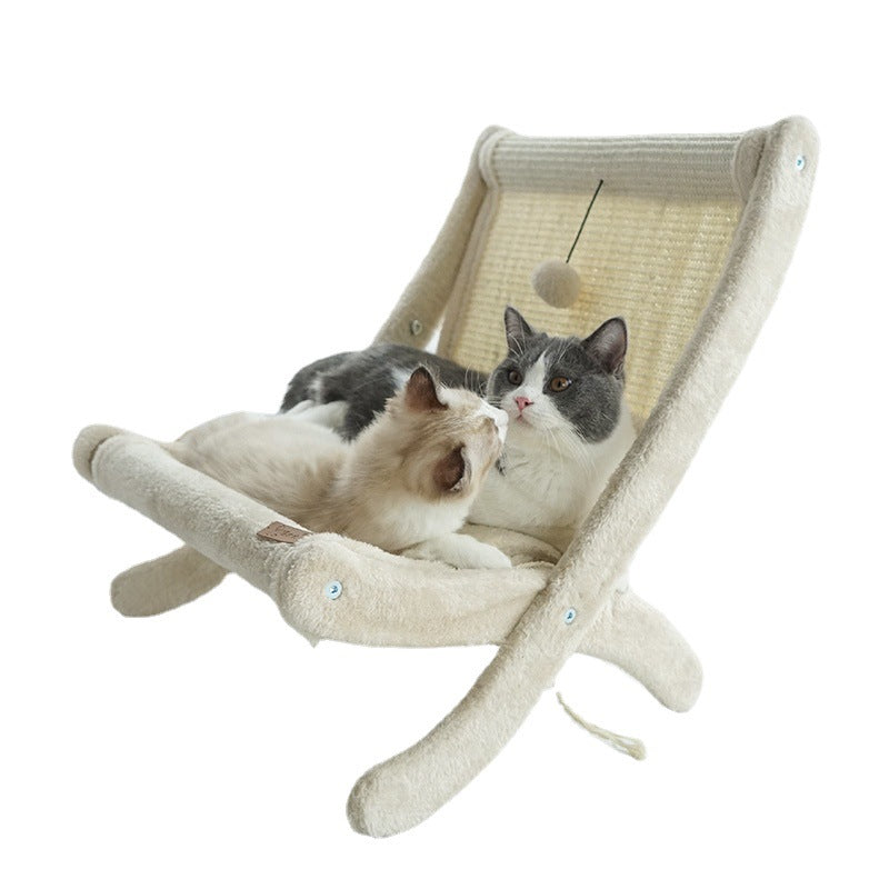 KFX-2879037 Creative Cat Sofa Bed and Sunbathing Chair for Comfortable Relaxation