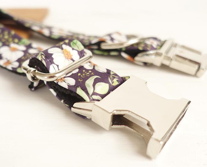 KFX-2882621 Small Floral Pet Traction Set - Durable Polyester Material