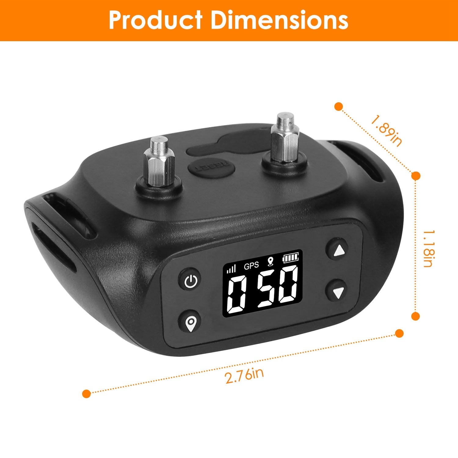 KFX-2884285 Wireless GPS Dog Fence Tracker with 2887FT Range, Waterproof Collar for Small to Large Dogs