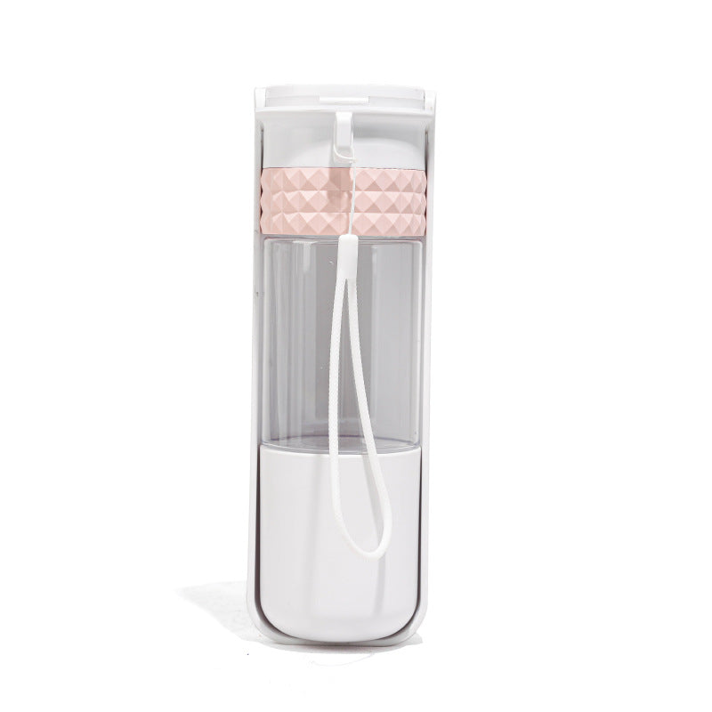 KFX-2884669 Portable Dog Water Bottle Dispenser with Easy Lock Feature for Outdoor Travel and Hydration