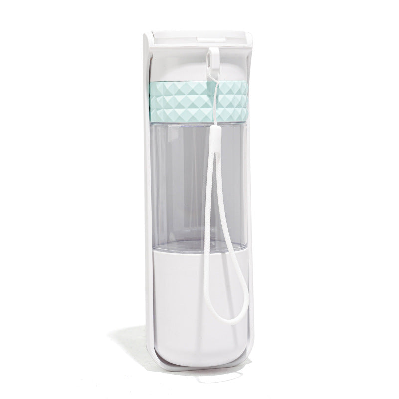 KFX-2884669 Portable Dog Water Bottle Dispenser with Easy Lock Feature for Outdoor Travel and Hydration