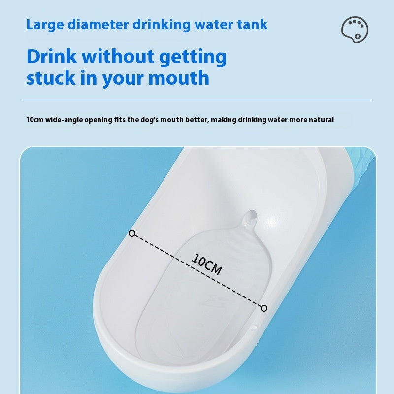 KFX-2884669 Portable Dog Water Bottle Dispenser with Easy Lock Feature for Outdoor Travel and Hydration