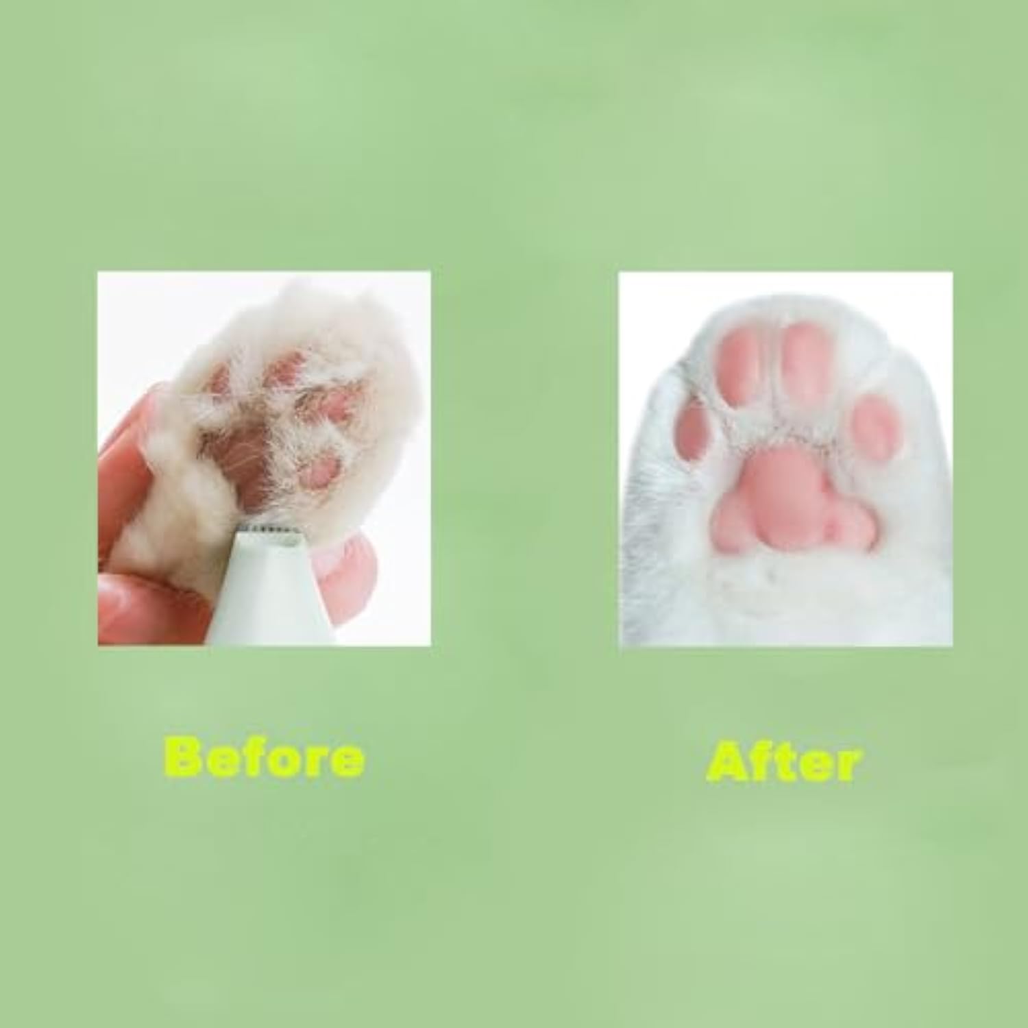KFX-2886077 Rechargeable Pet Paw Trimmer with Ergonomic Grip for Safe Grooming of Dogs and Cats