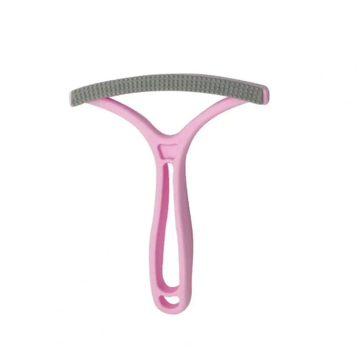 KFX-2890173 Double-Sided Pet Hair Remover with Curved Grip for Effective Home Use