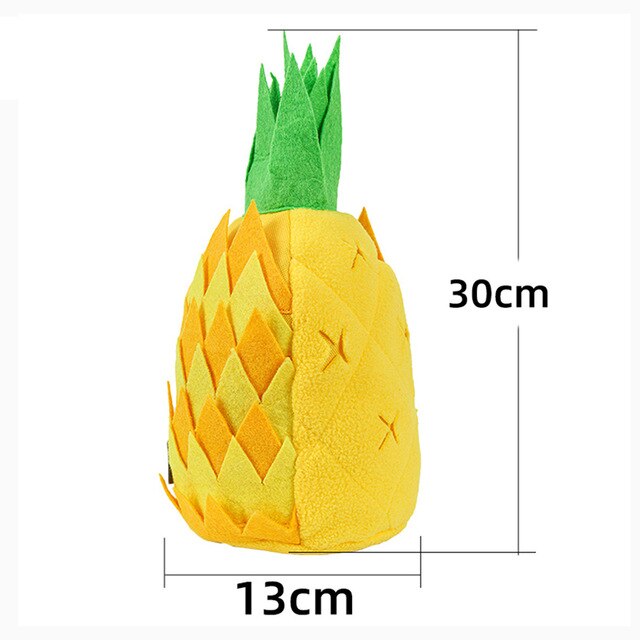 KFX-2894013 Pet Sniffing Toy - Soft Granulate, Felt Cloth, and Filled Cotton - 13 x 30 cm