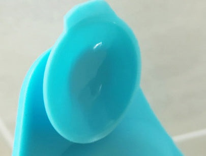 KFX-2894525 Sucker Slow Food Bowl - Blue Food Grade Silicone Eating Aid for Slow Feeding and Easy Bathing