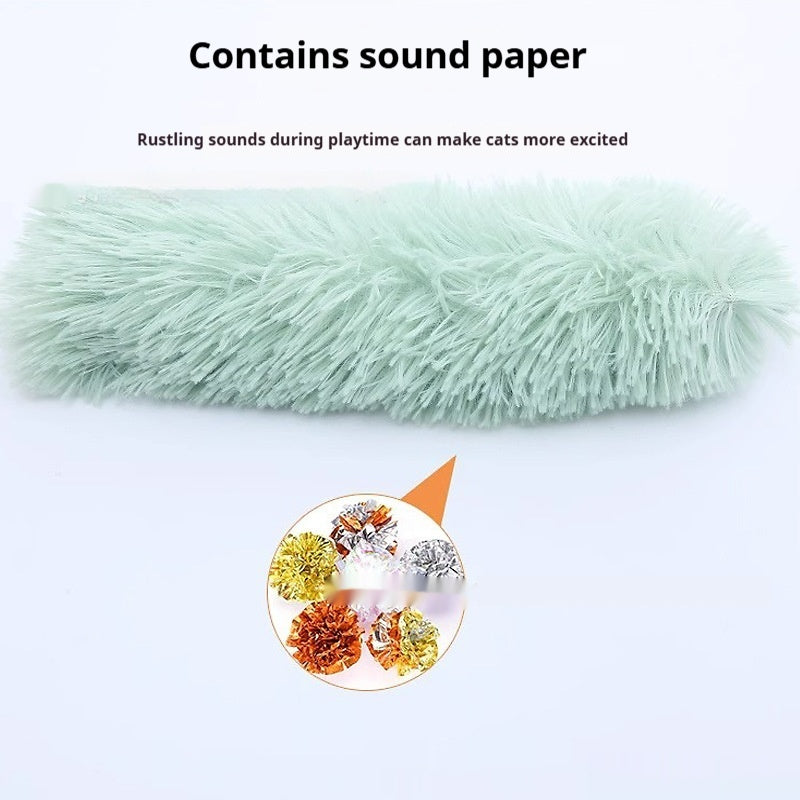 KFX-2895805 Colorful Stripe Plush Pet Pillows for Comfort and Playtime