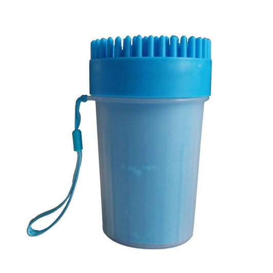KFX-2895933 Pet Foot Washing Cup and Claw Cleaning Device - Available in Medium and Large Sizes, Multiple Colors: Blue, Green, Pink