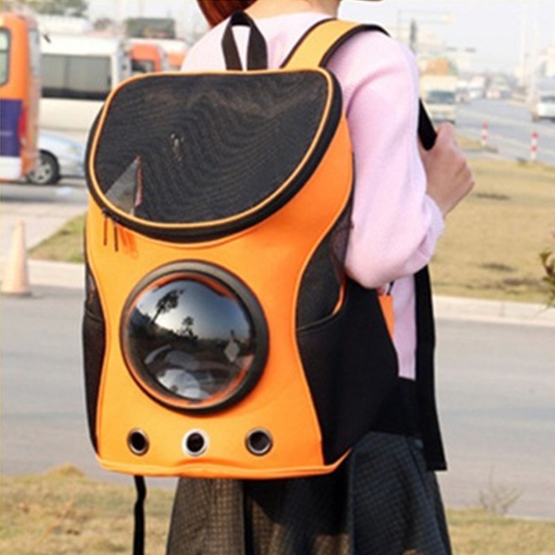 KFX-2902333 Pet Carrier Backpack for Dogs and Cats – Astronaut Capsule Design, Portable & Comfortable for Outdoor Adventures