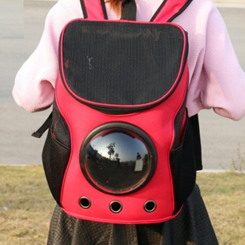 KFX-2902333 Pet Carrier Backpack for Dogs and Cats – Astronaut Capsule Design, Portable & Comfortable for Outdoor Adventures