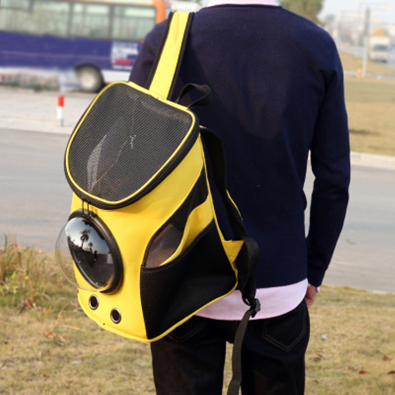 KFX-2902333 Pet Carrier Backpack for Dogs and Cats – Astronaut Capsule Design, Portable & Comfortable for Outdoor Adventures