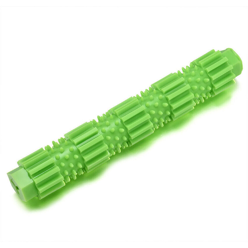 KFX-2903357 Durable Rubber Dog Chew Toy with Treat Dispenser and Squeaker for Aggressive Chewing and Teeth Cleaning