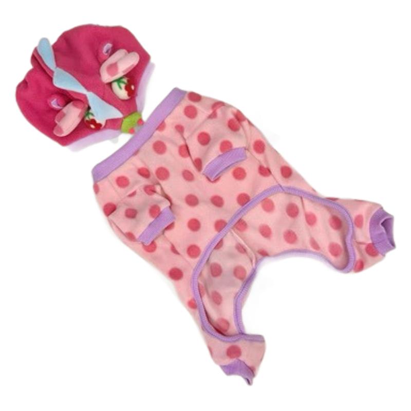 KFX-2904253 Pink Winter Coat for Pets - Casual Polyester Fashionable Clothing for Dogs