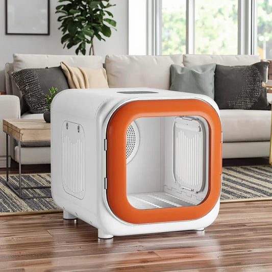 KFX-290515 Eco-Friendly Electric Pet Hair Dryer Box for Dogs and Cats, 7kg Capacity, ABS Material, Modern Design