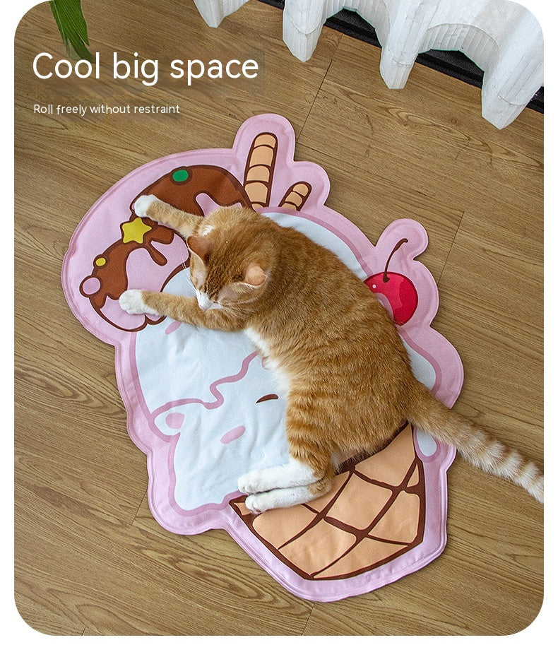 KFX-2905917 Cooling Polymer Gel Pet Ice Mat for Cats - Summer Comfort Bed
