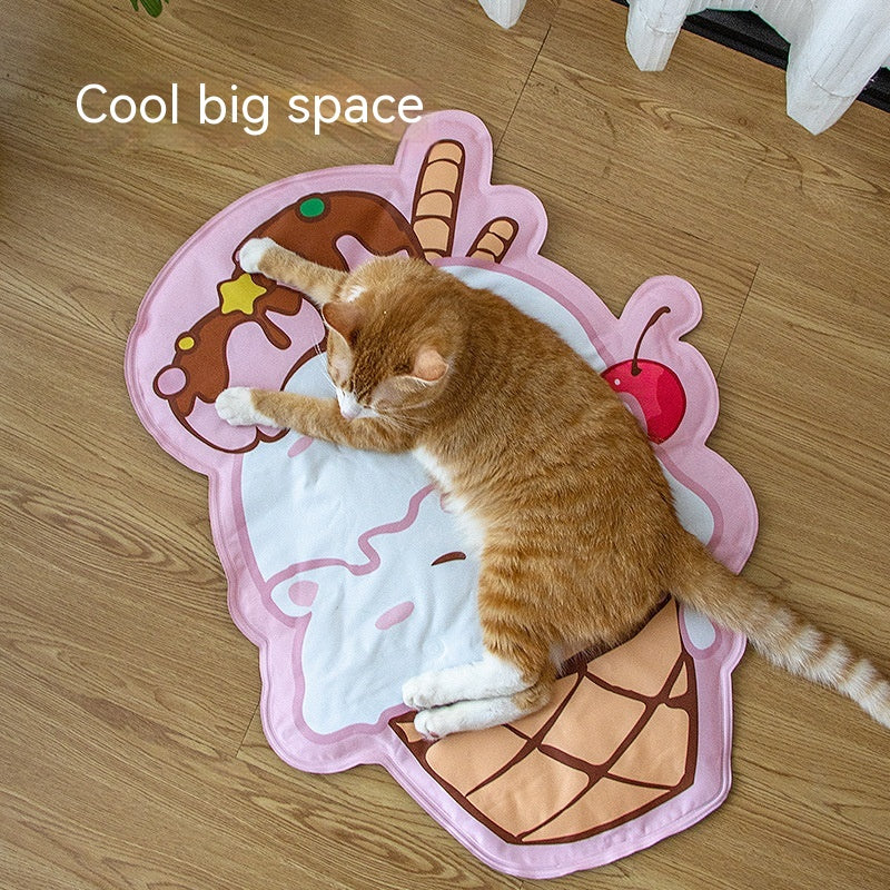 KFX-2905917 Cooling Polymer Gel Pet Ice Mat for Cats - Summer Comfort Bed