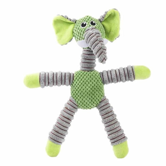 KFX-2907325 Elephant-Themed Interactive Pet Toy for Dogs and Cats – Self-Relieving, Bite-Resistant, and Vocalizing Fun