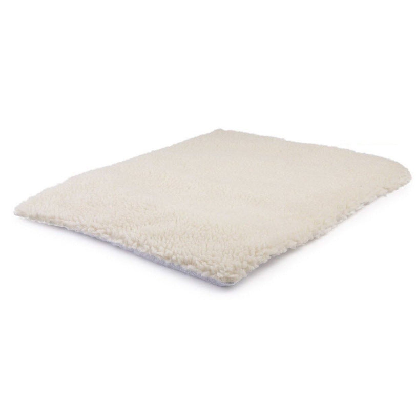 KFX-2907709 Beige Lamb Wool Insulation Seat Cushion - Washable, 64x49cm & 90x64cm Sizes