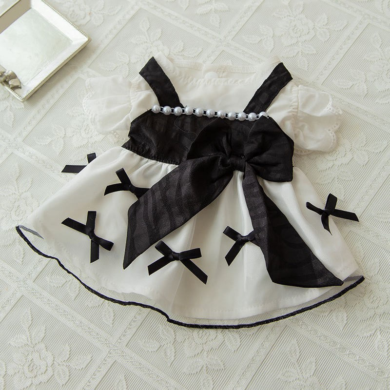 KFX-2908221 Princess Style Thin Breathable Skirt for Small Dogs - Satin Surface in Various Colors