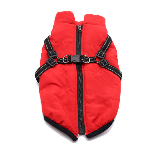 KFX-2910269 Winter Dog Cotton Coat - Casual Cotton Vest for Pets in Multiple Sizes and Colors